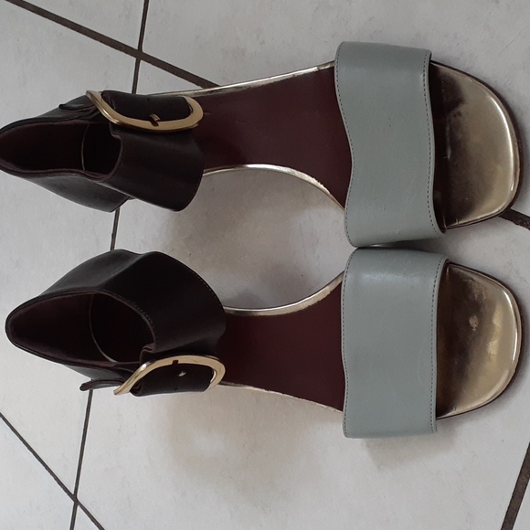 Michael Vivien Chaussures leather sandles 91/2 - Picture 2 of 9